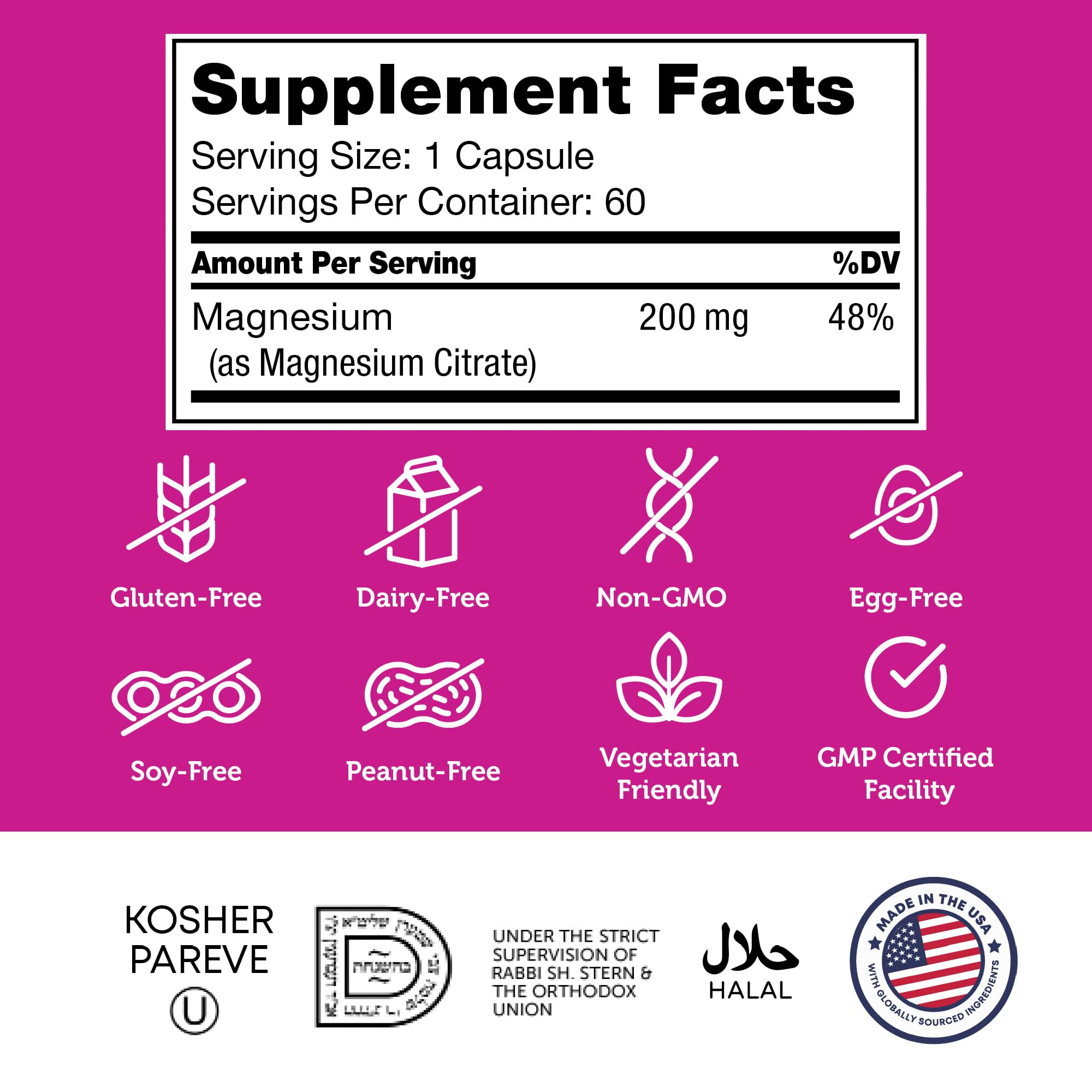 Bioactive magnesium citrate for superior absorption