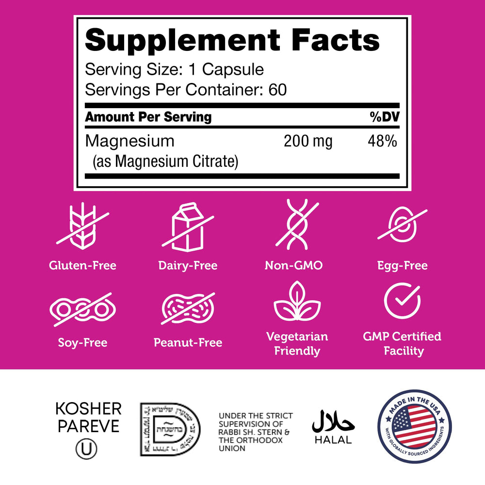Bioactive magnesium citrate for superior absorption