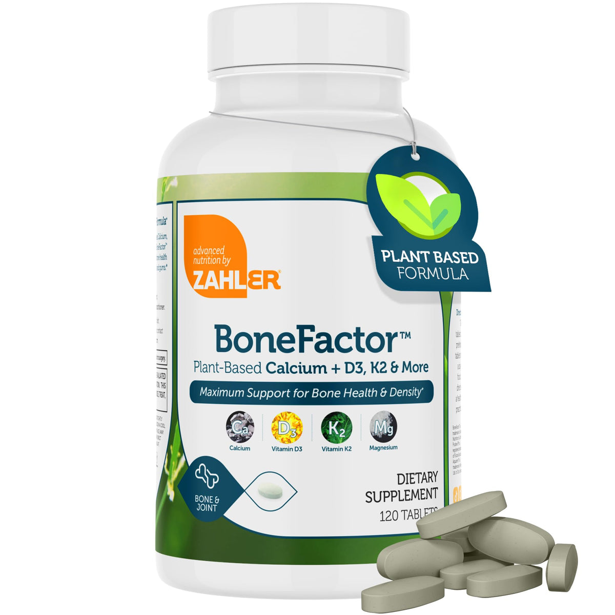 Zahler Bonefactor bottle and label