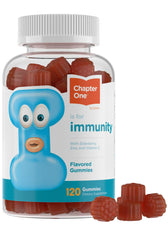 Front view of Zahler Chapter One Immune Support Gummies for Kids bottle (120 gummies)