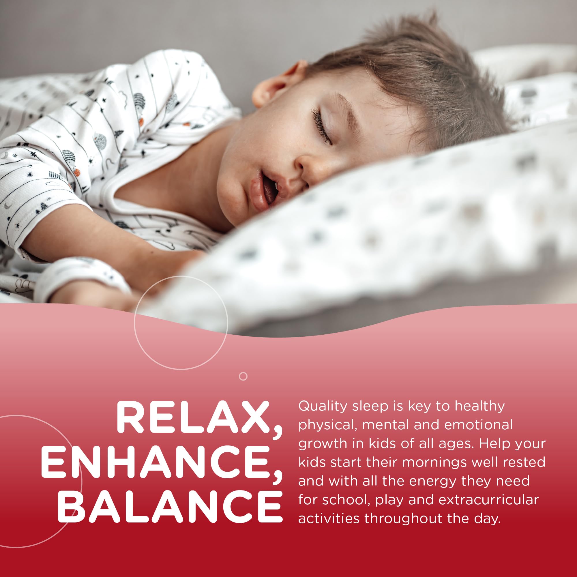 Gummies with 2.5 mg melatonin per gummy