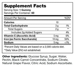 Lifestyle image of adults taking Zahler Chapter Six Iron Gummies