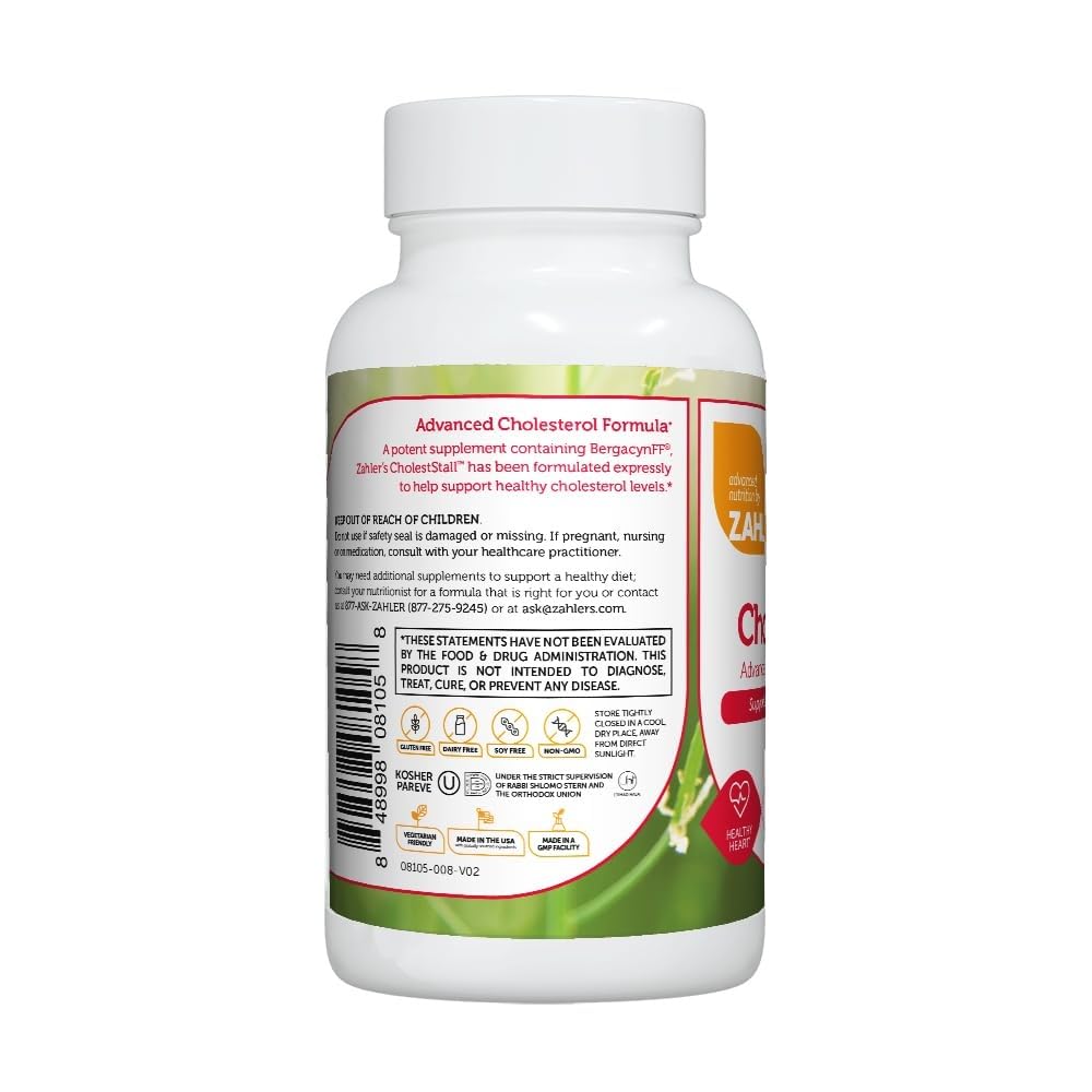 Kosher certification symbol on CholestStall packaging