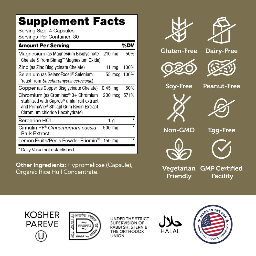 Alpha-lipoic acid and magnesium in the Diabetter formula