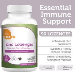 Zahler Elderberry Zinc Lozenges packaging