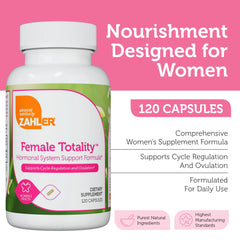Zahler Female Totality fertility supplement packaging