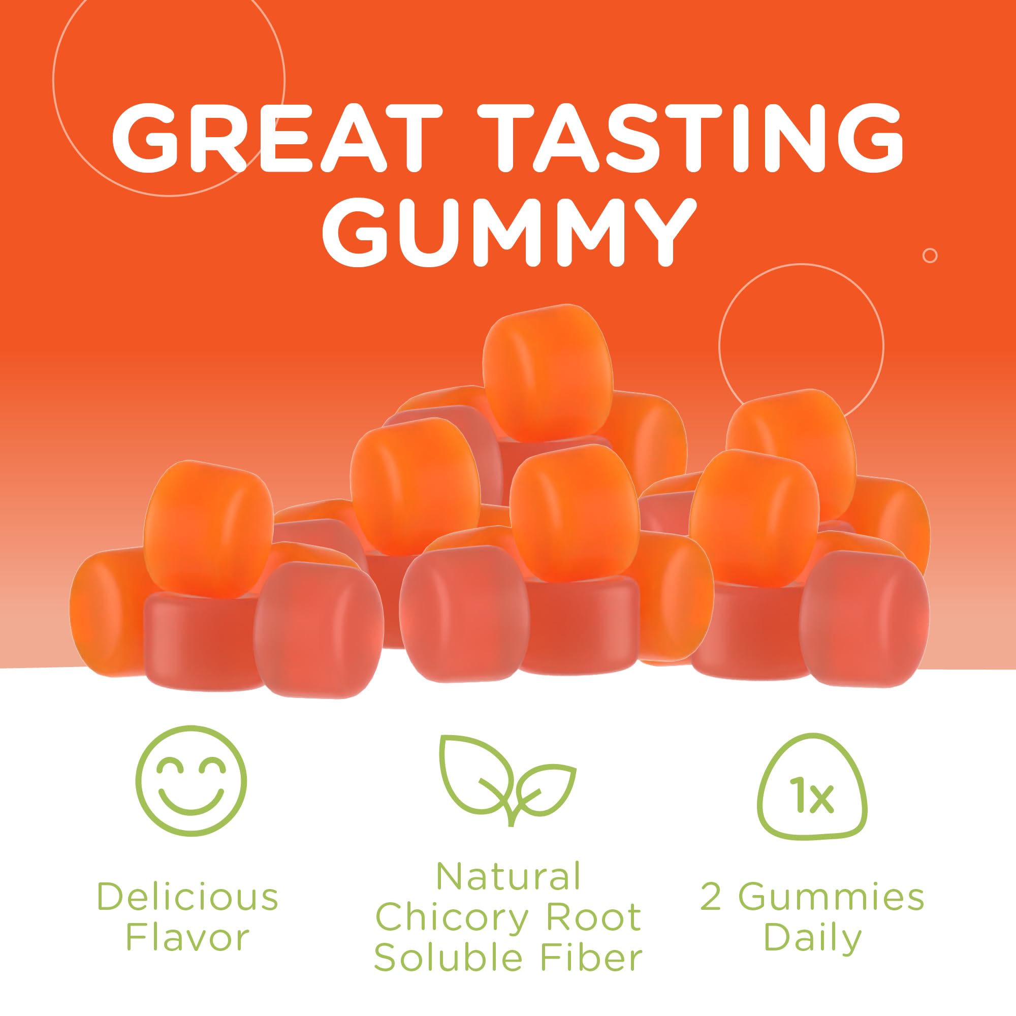 Allergen-free Zahler fiber gummies: peanut-free, tree-nut-free, dairy-free, gluten-free, soy-free, egg-free