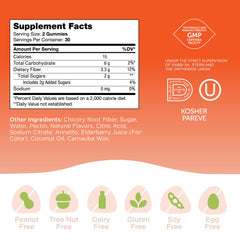 Made in USA GMP-certified facilities for Zahler fiber gummies