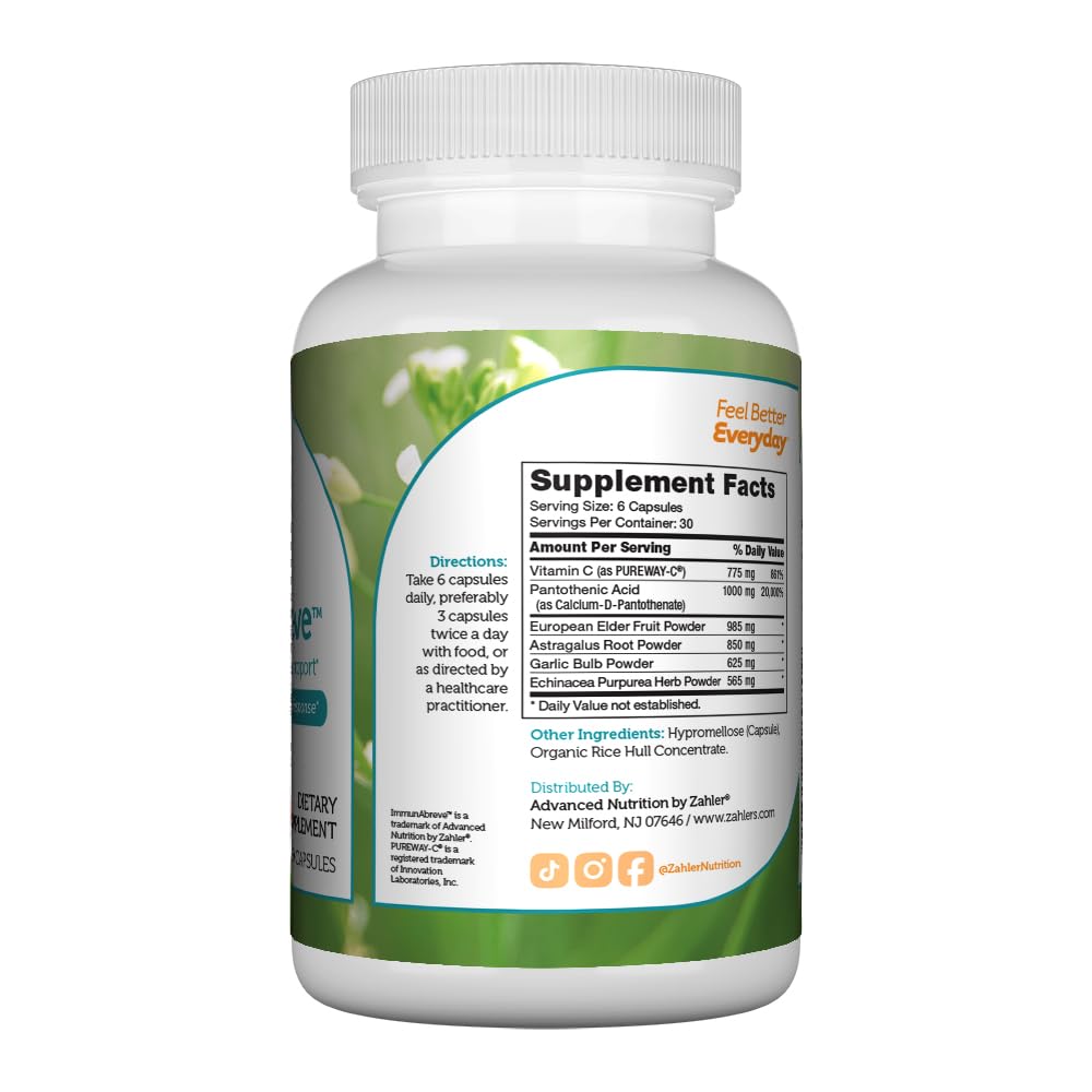 Vitamin C and European Elder Fruit in ImmunAbreve