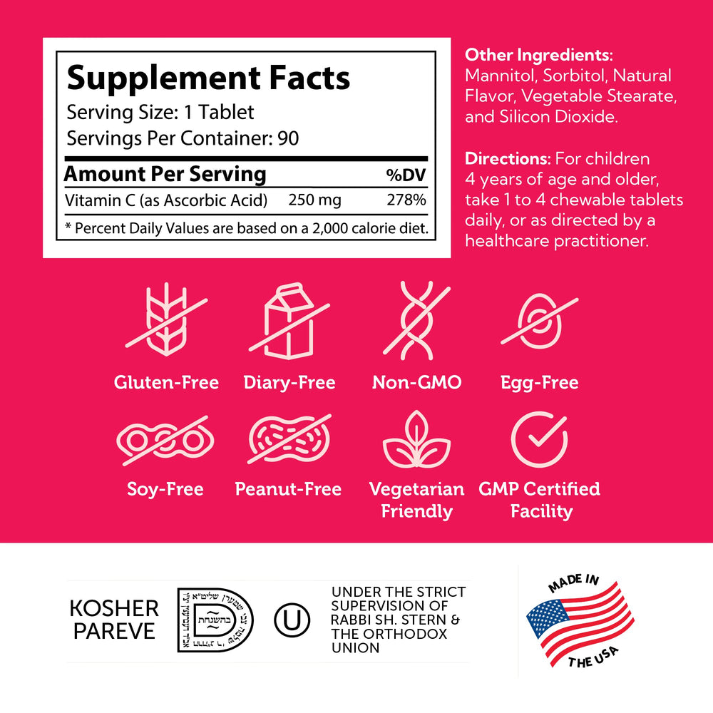 Vitamin C immunity support for kids - Zahler Junior C Advanced