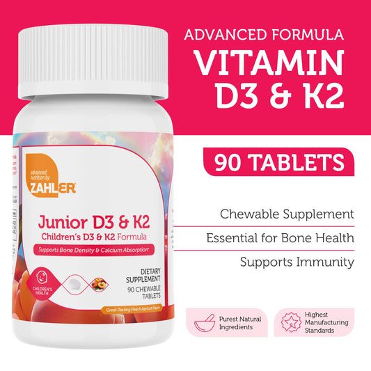 Peach apricot flavored chewables for kids