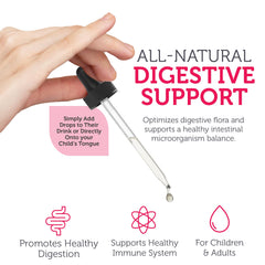 Zahler Kidophilus Fruit Punch flavored probiotic drops bottle (4 fl oz)