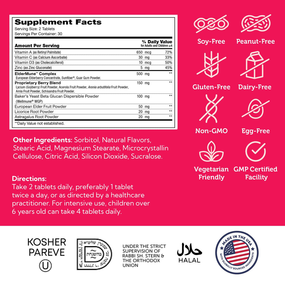 Made in USA GMP facility claim on Zahler packaging