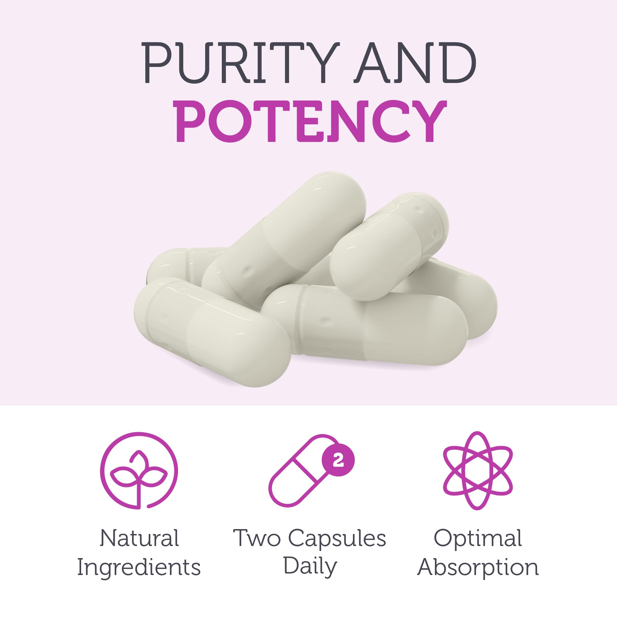 Close-up of Zahler Magnesium Complex capsules