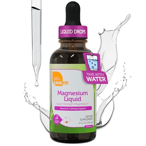 Zahler Magnesium Liquid bottle, front view