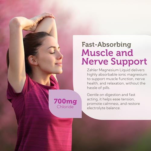 Close-up of Zahler Magnesium Liquid label