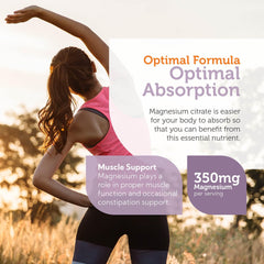 Glass of water with fizzing Zahler magnesium powder