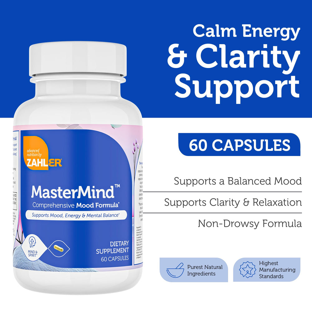 Zahler Mastermind mood-support ingredients label