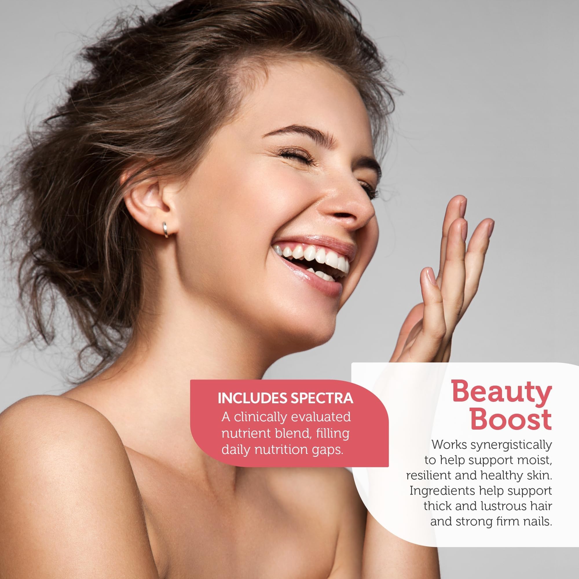 Healthy skin and nails focus—Zahler multivitamin packaging