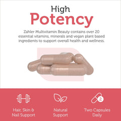 Vegan, kosher, gluten-free multivitamin by Zahler