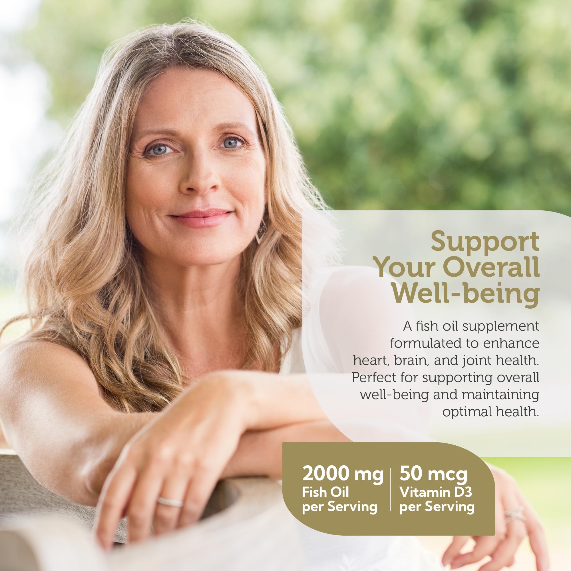 Vitamin D enhanced fish oil capsules