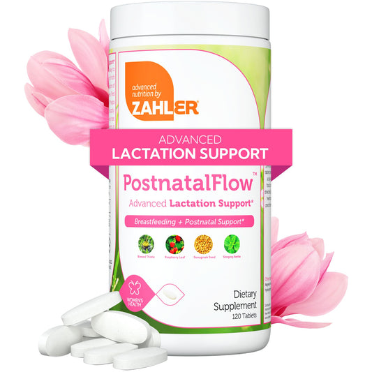 Zahler Postnatal Flow bottle with 120 tablets