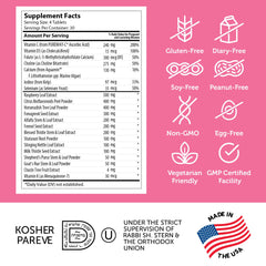 Kosher and Vegetarian certifications for Zahler Postnatal Flow