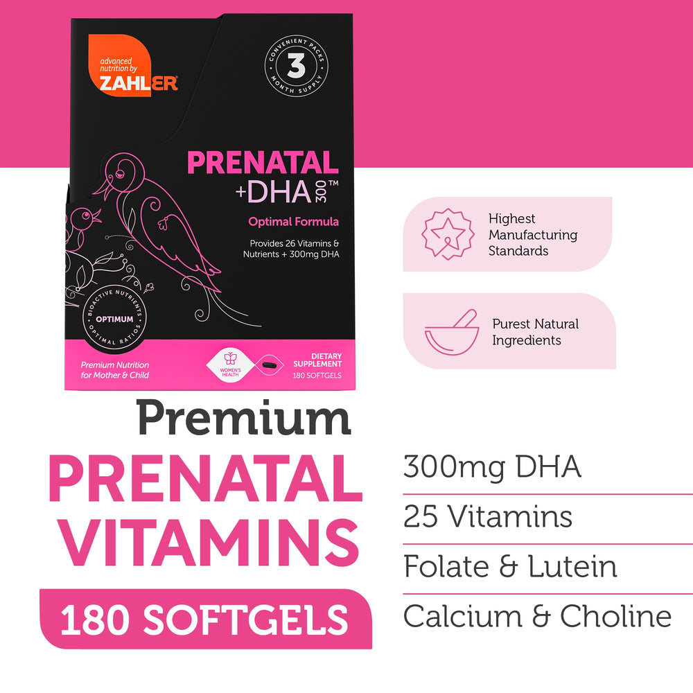 Zahler Prenatal Vitamin ingredients list