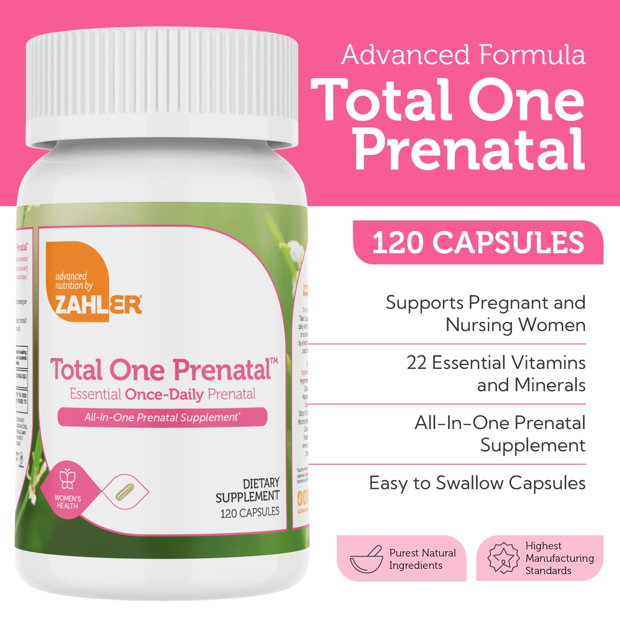 Single Zahler Total One Prenatal vitamin capsule