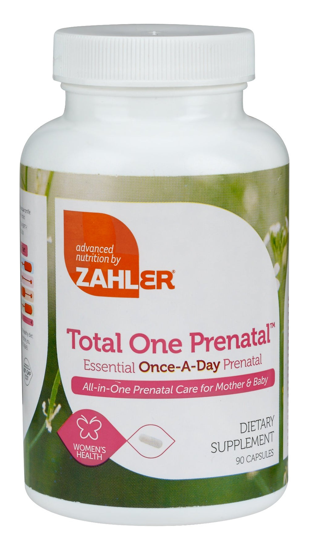 Zahler Total One Prenatal Vitamins bottle (90-count)