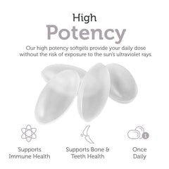 Dietary supplement bottle on white background - 250 count