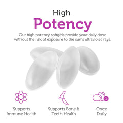 Supplement facts panel for Zahler Vitamin D3 10000 IU