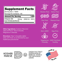 Made in USA GMP facilities for Zahler Vitamin D3