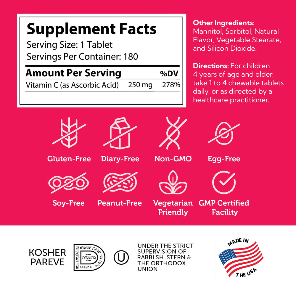 Kosher and Non-GMO certification icons on Zahler Junior C packaging