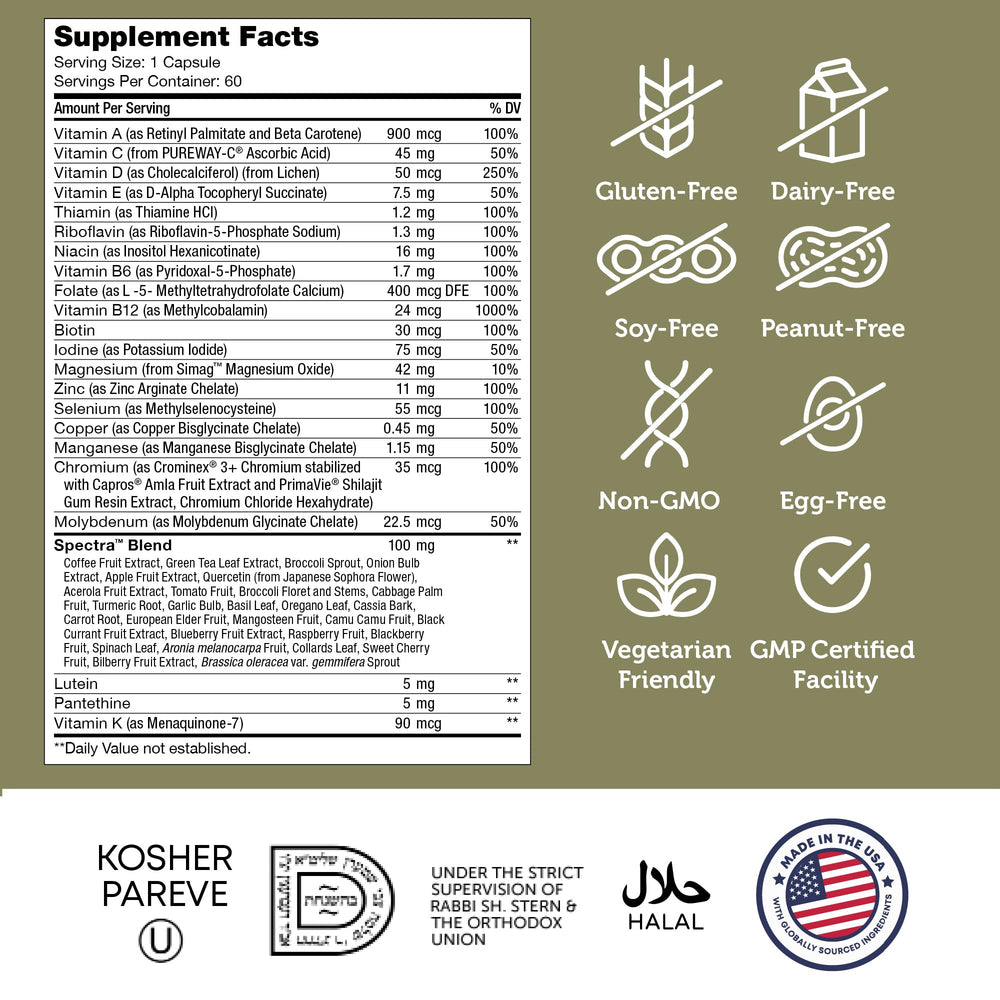 GMP-certified USA manufacturing seal on Zahler supplement