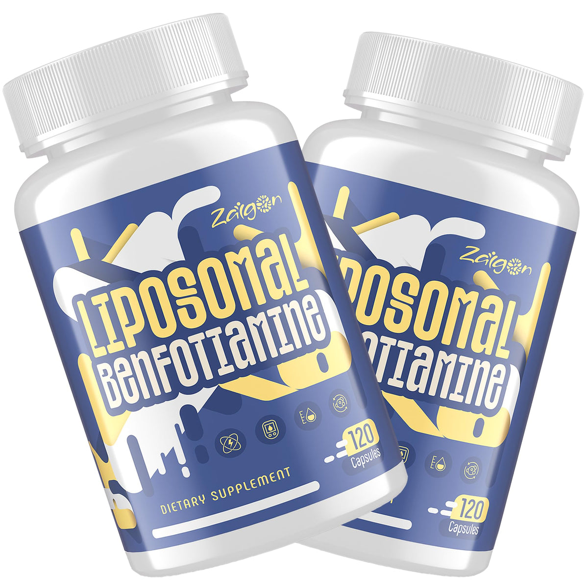 Zaigon Benfotiamine 600mg bottle label