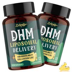 Zaigon Hangover DHM Supplements bottle with 240 capsules
