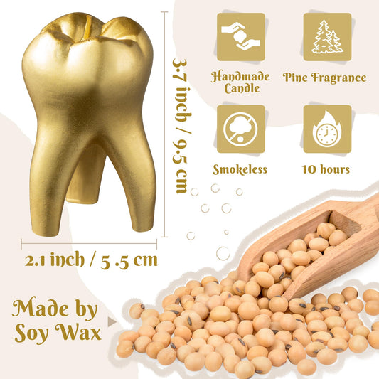 Natural soy wax candle without paraffin