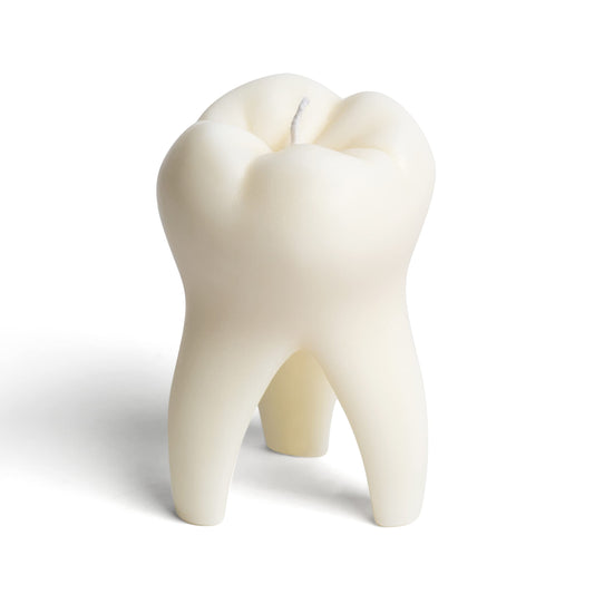 Zainpe Tooth Scented Candle with vanilla fragrance for dental clinic decor