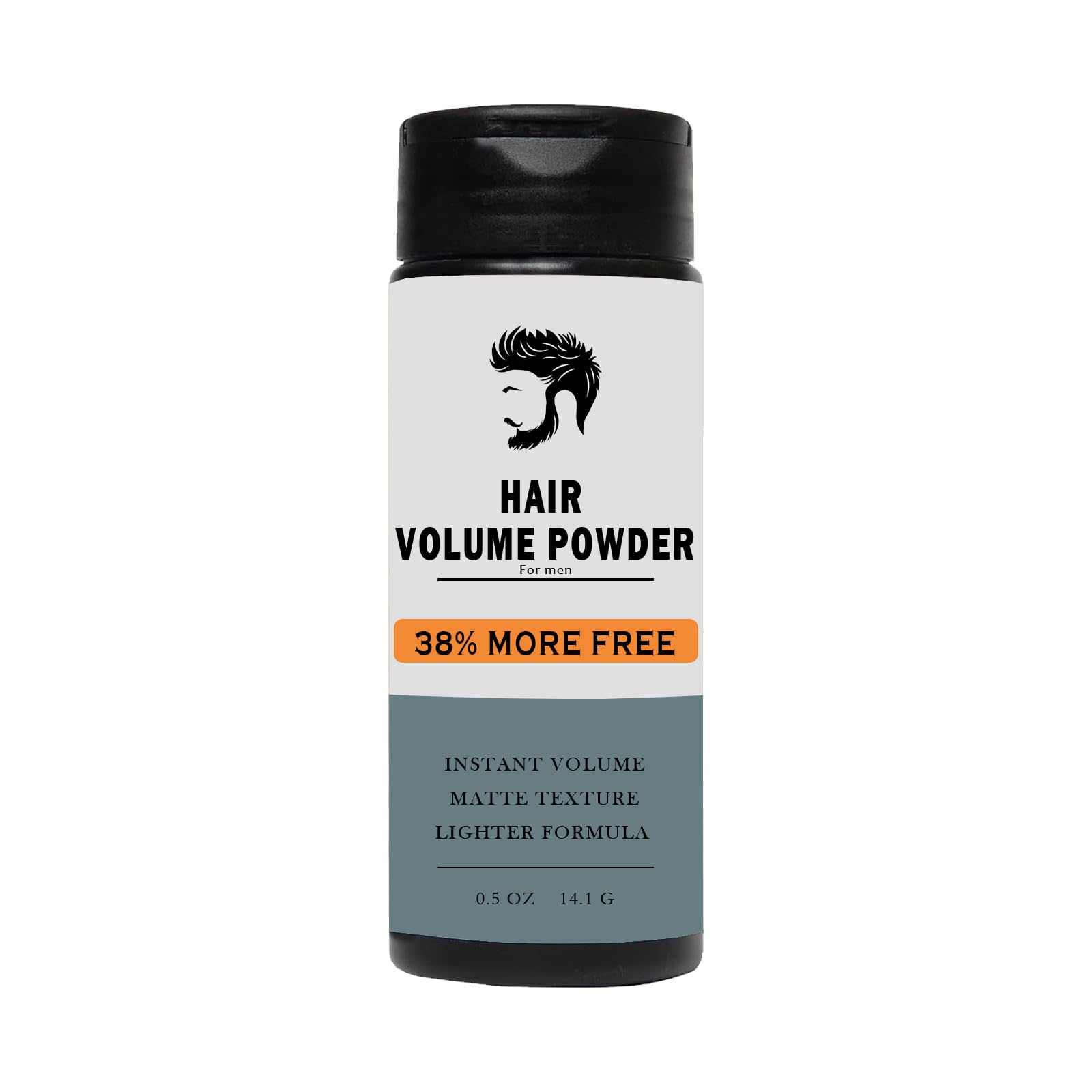 ZAMANIYA Texture Powder for Men being applied on dry hair for natural texture and volume.