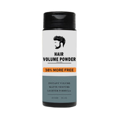 ZAMANIYA Texture Powder for Men being applied on dry hair for natural texture and volume.