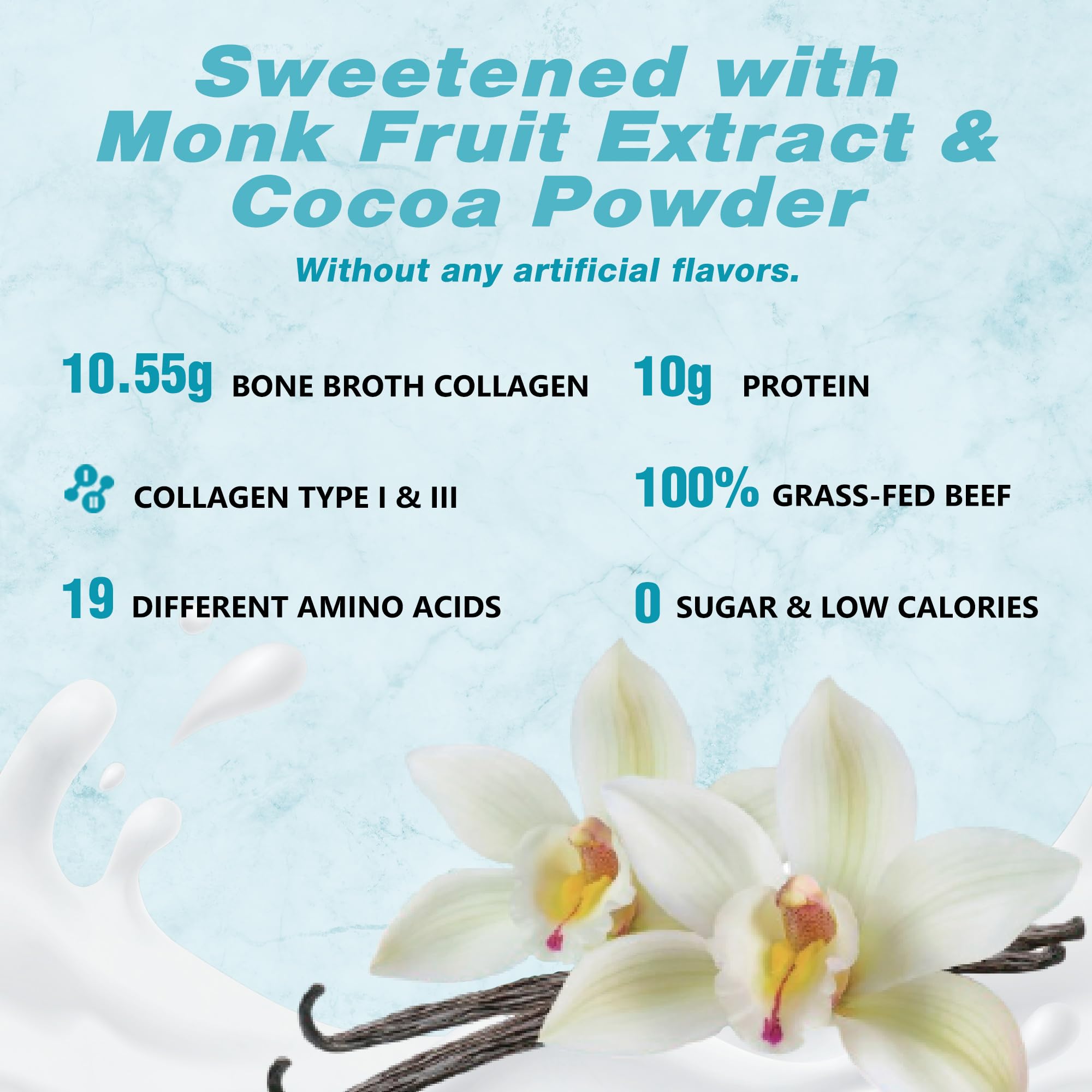 Vanilla flavor with monk fruit illustration