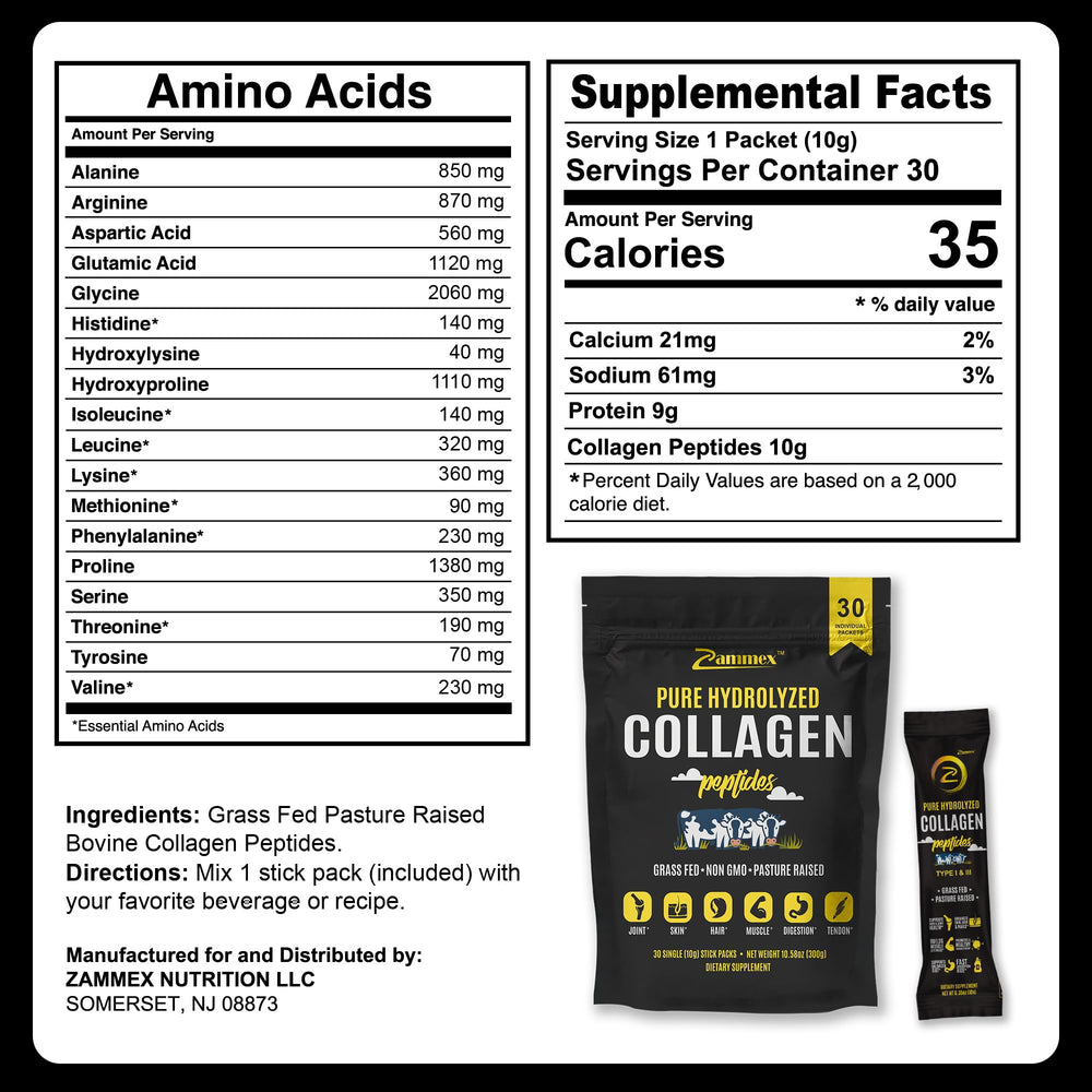Unflavored Collagen Protein Powder To Go