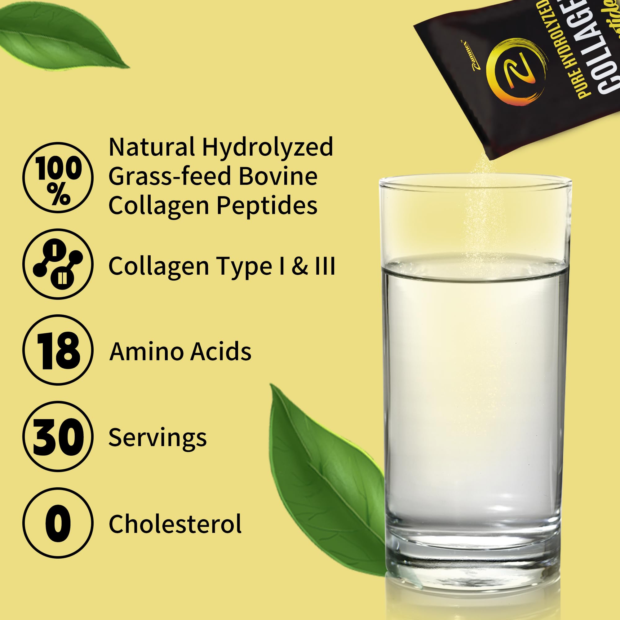 Collagen Peptides Powder Mix for Smoothies Coffee and Beverages