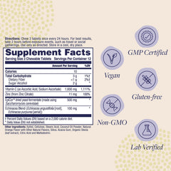 Close-up of orange-flavored chewables from Immunity Fast