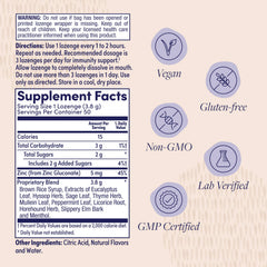 Lozenges dissolving in mouth for cooling relief