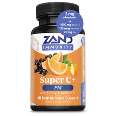 Zand Immunity Super C+ PM bottle with 60 tablets