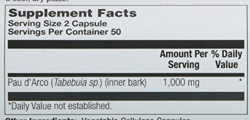 Pau D'Arco Innerbark product label
