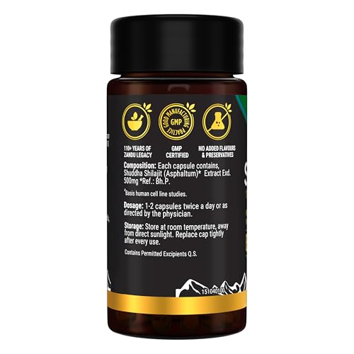 Usage and dosage instructions for Shilajit capsules