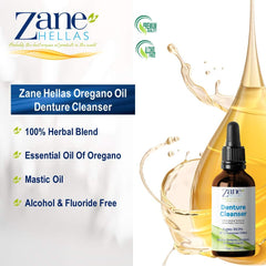 Usage steps for Zane Hellas Denture Cleaner
